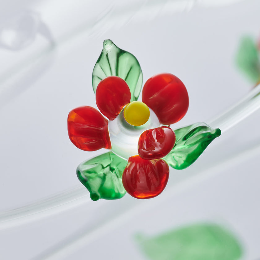 10cm Glass Globe – Wildlife Collection – Bumblebee (Handcrafted Glass Ornament)