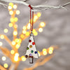 Handmade Fused Glass Hanging Tree Ornament – Multicoloured Design