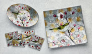 Square Plate - Bird Song