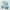 Set of 4 Coasters - Piazza - Blue