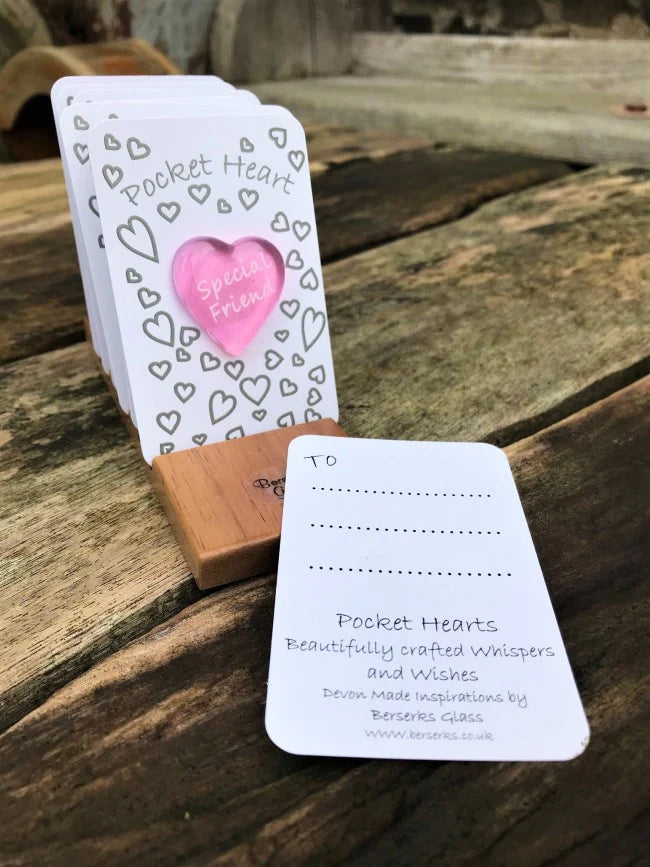 Pocket Heart - Special Friend - Pink