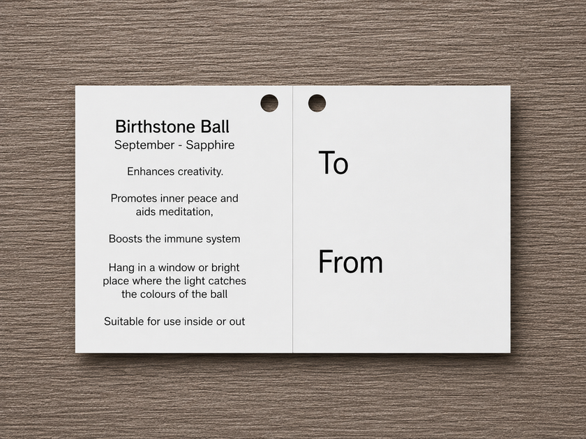 Birthstone Ball - September - Sapphire