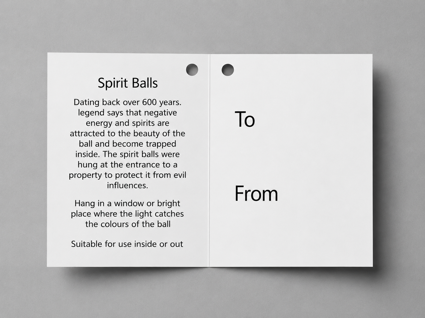 10cm Spirit Ball - Red