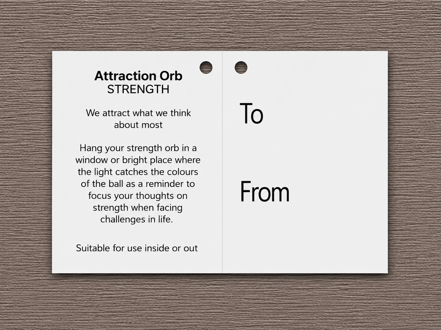 Attraction Orb - Strength