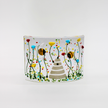 Handmade Fused Glass - Curve - Bumble Bee - Wildflower