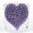 Glass Curve - Heart - Purple