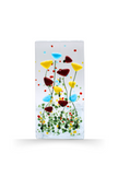 Handmade Fused Glass - Tea Light Holder - Wildflower