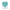 Glass Curve - Heart - Jade
