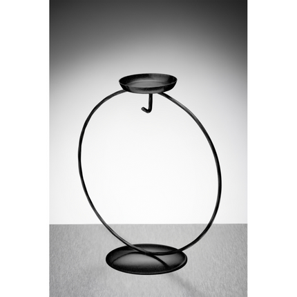 Display Stand - Circular Tea Light - Black