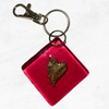 Heart Key Ring - Pink