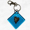 Heart Key Ring - Blue