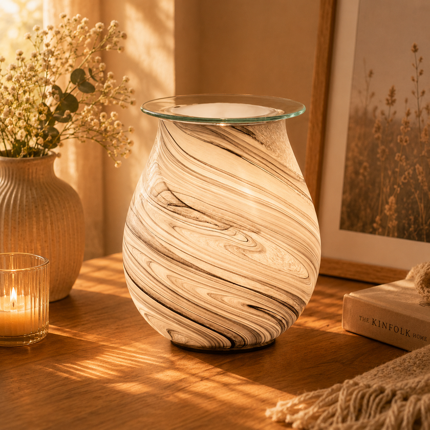 Wax Melt Warmer - Black & White
