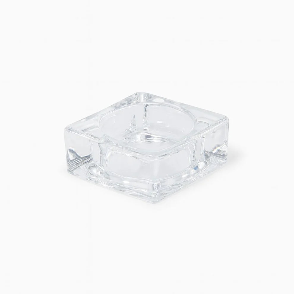 Clear Square Tealight Holder for Crafters