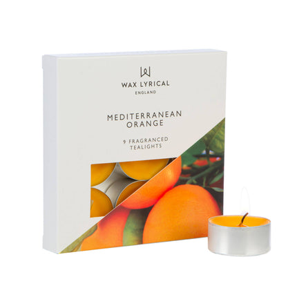Wax Lyrical Mediterranean Orange Tealights: Mediterranean Orange