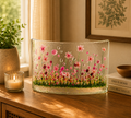 Handmade Fused Glass - Blooming Curve by Pam Peters Designs