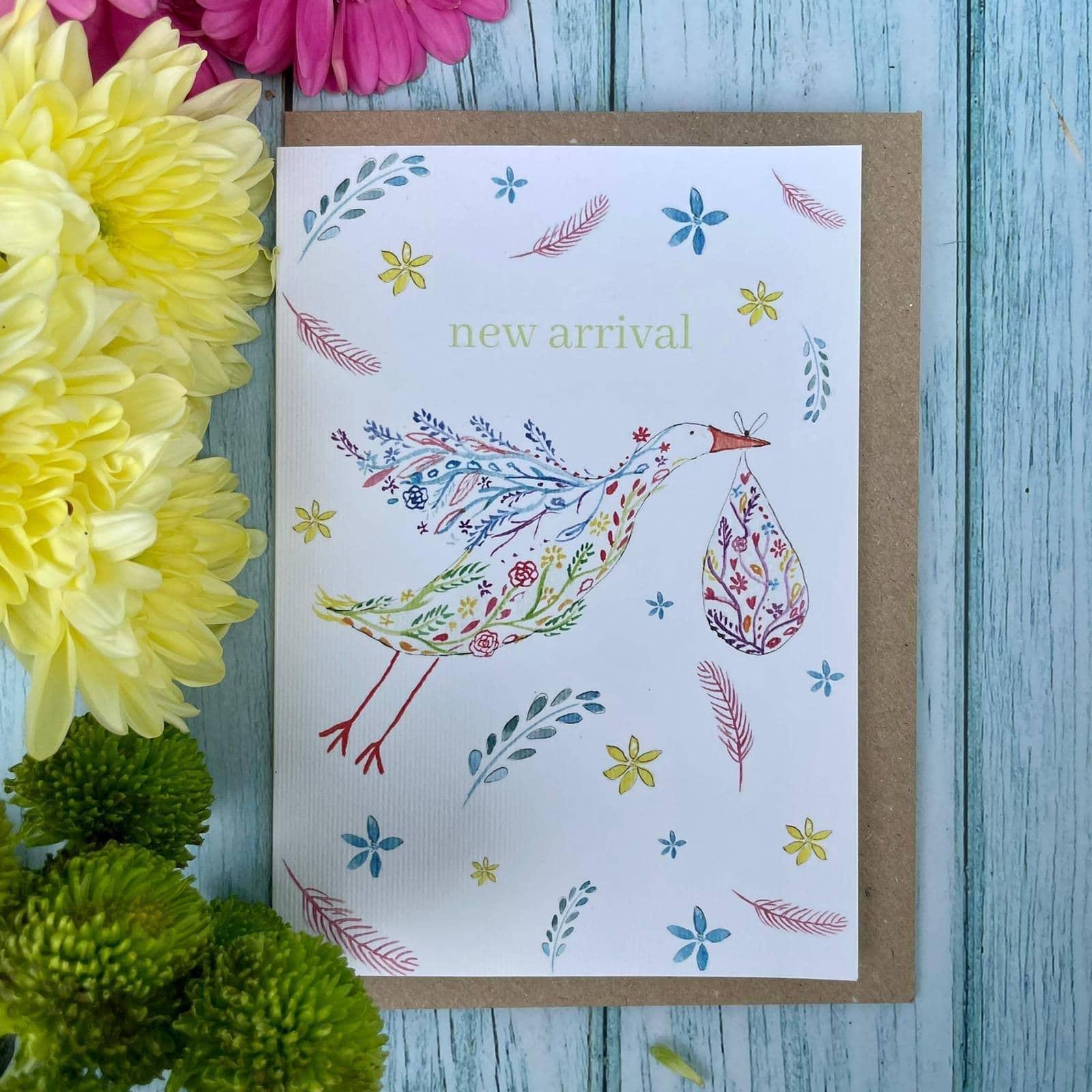 New Arrival Eco Friendly Card | Baby | Colourful | Greetings: WRAPPED