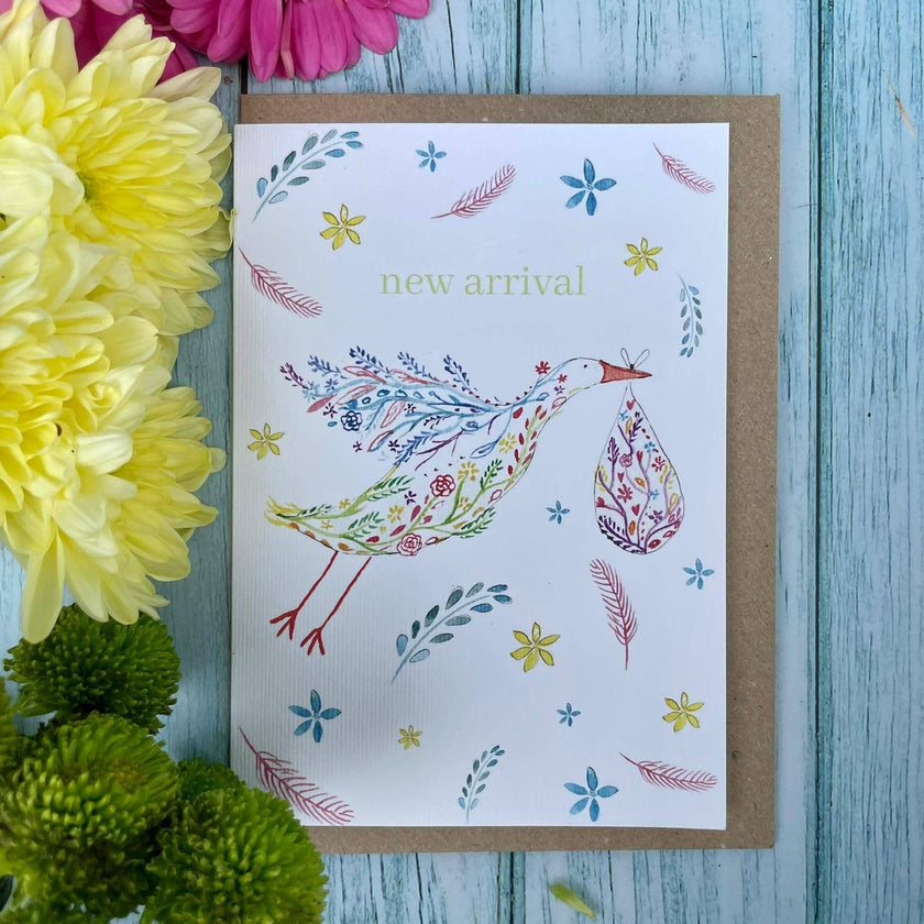 New Arrival Eco Friendly Card | Baby | Colourful | Greetings: WRAPPED