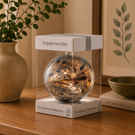 Engagement Gift Friendship Ball - Pastel Silver