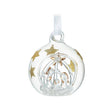 Glass Bauble with Nativity Scene | Christmas Hanging Ornament