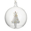 Glass Christmas Tree Bauble Decoration | Hanging Ornament
