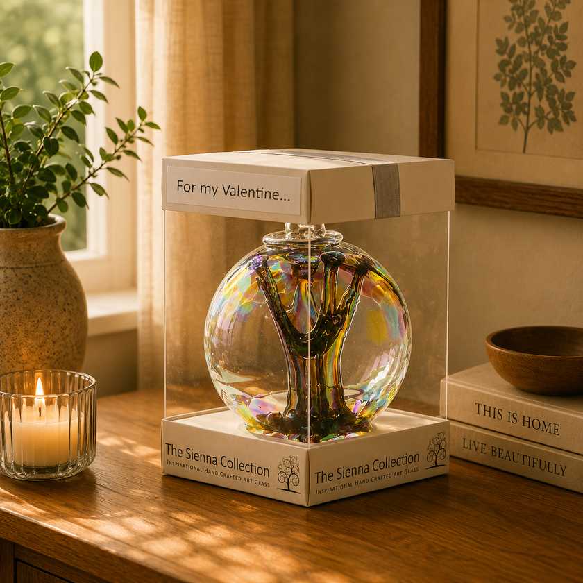 Valentine's Day Gift 10cm Spirit Ball - Purple, Green & Blue