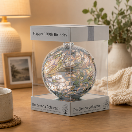 10cm Friendship Ball - Happy 100th Birthday