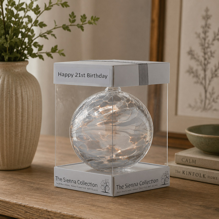 10cm Friendship Ball - Happy 21st Birthday
