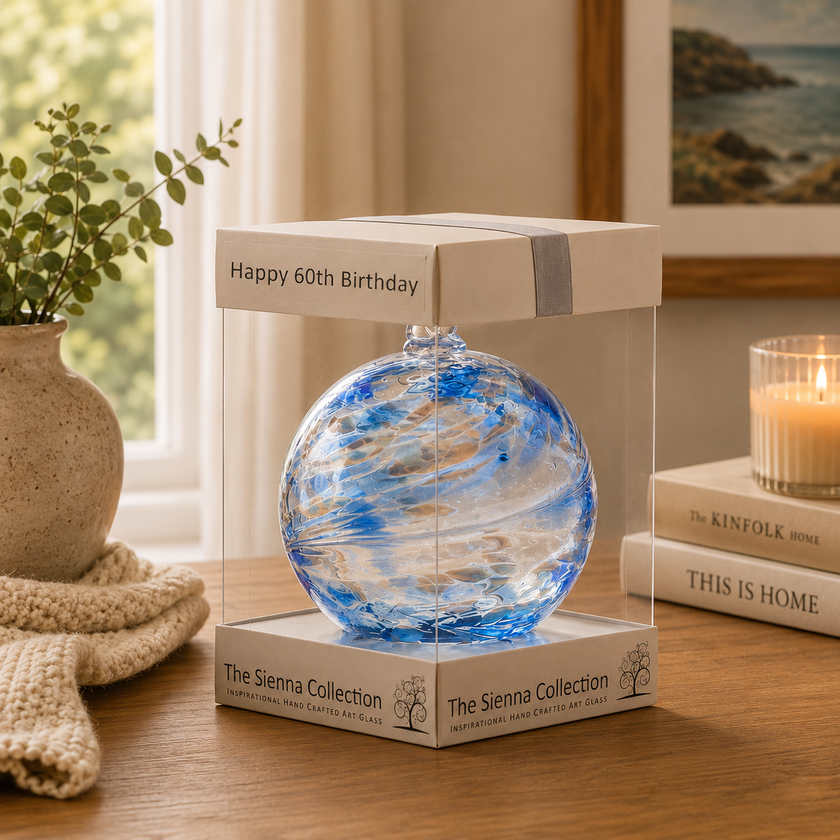 10cm Friendship Ball - Happy 60th Birthday