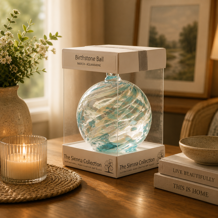 Birthstone Ball - March - Aquamarine