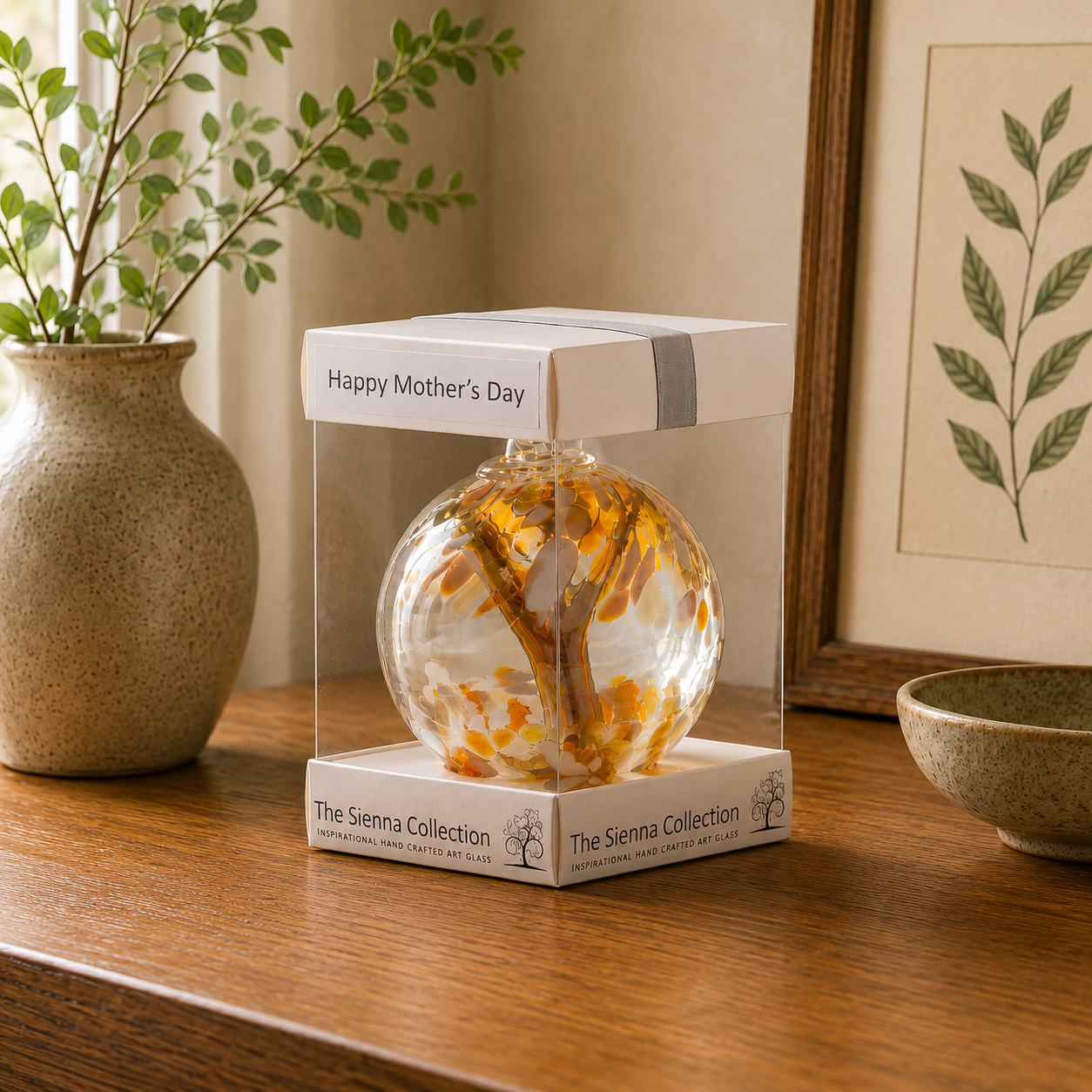 Mother's Day 10cm Spirit Ball - Pastel Gold