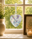 8cm Friendship Heart - Pearl