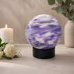 Pet Urn - 15cm Sphere - Purple