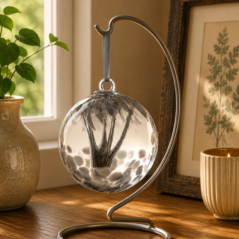 15cm Spirit Ball - Pastel Silver