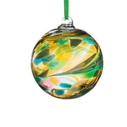 Angel Orb - Archangel Chamuel - Green Flourite - Aspire Art Glass