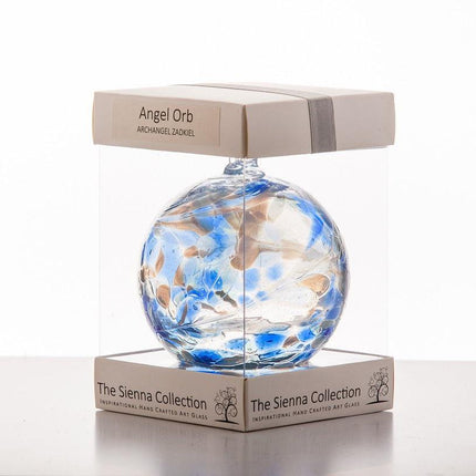 Angel Orb - Archangel Zadkiel - Lapis Lazuli - Aspire Art Glass