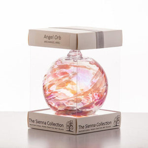Angel Orb - Archangel Ariel - Rose Quartz - Aspire Art Glass