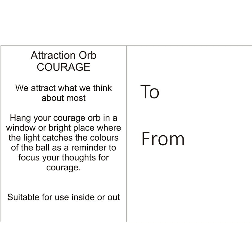 Attraction Orb - Courage