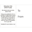 Attraction Orb - Gratitude - Aspire Art Glass