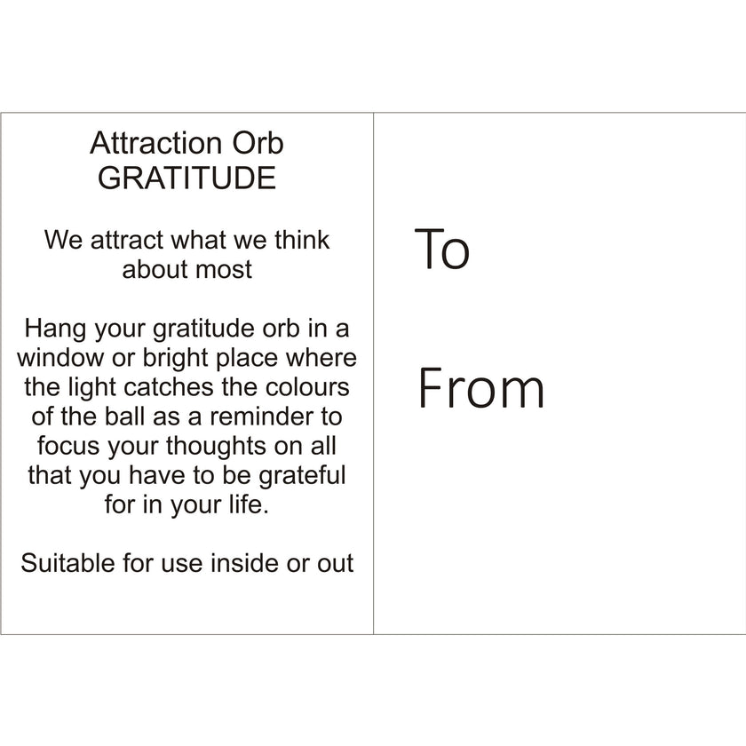 Attraction Orb - Gratitude