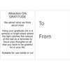 Attraction Orb - Gratitude - Aspire Art Glass