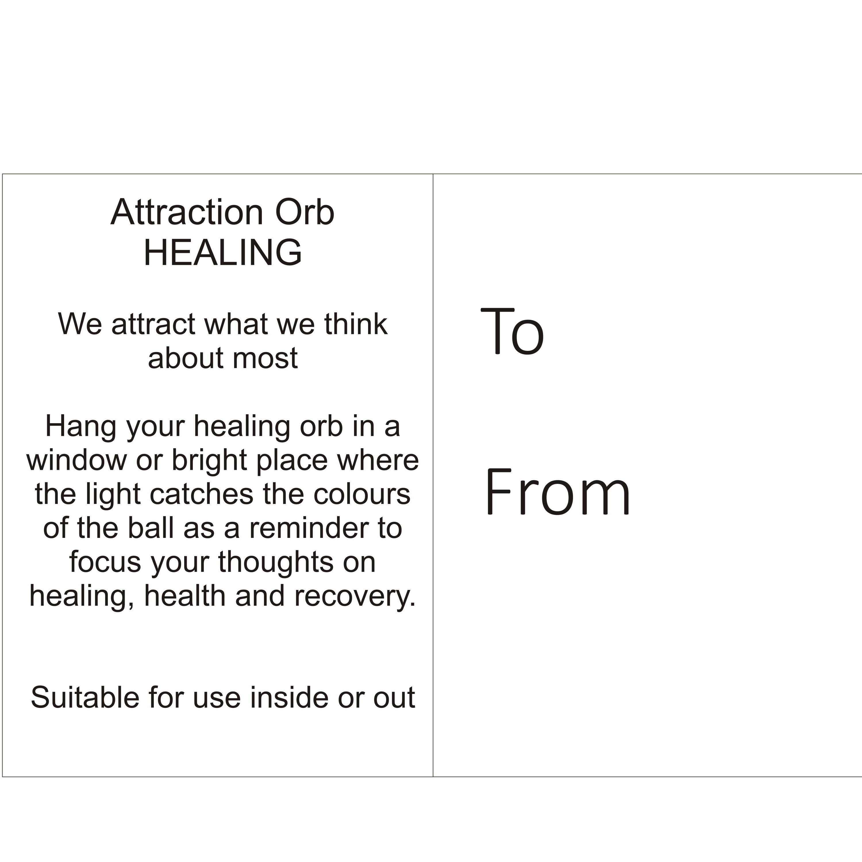 Attraction Orb - Healing