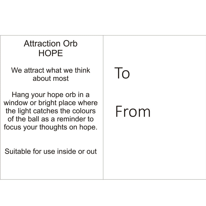 Attraction Orb - Hope