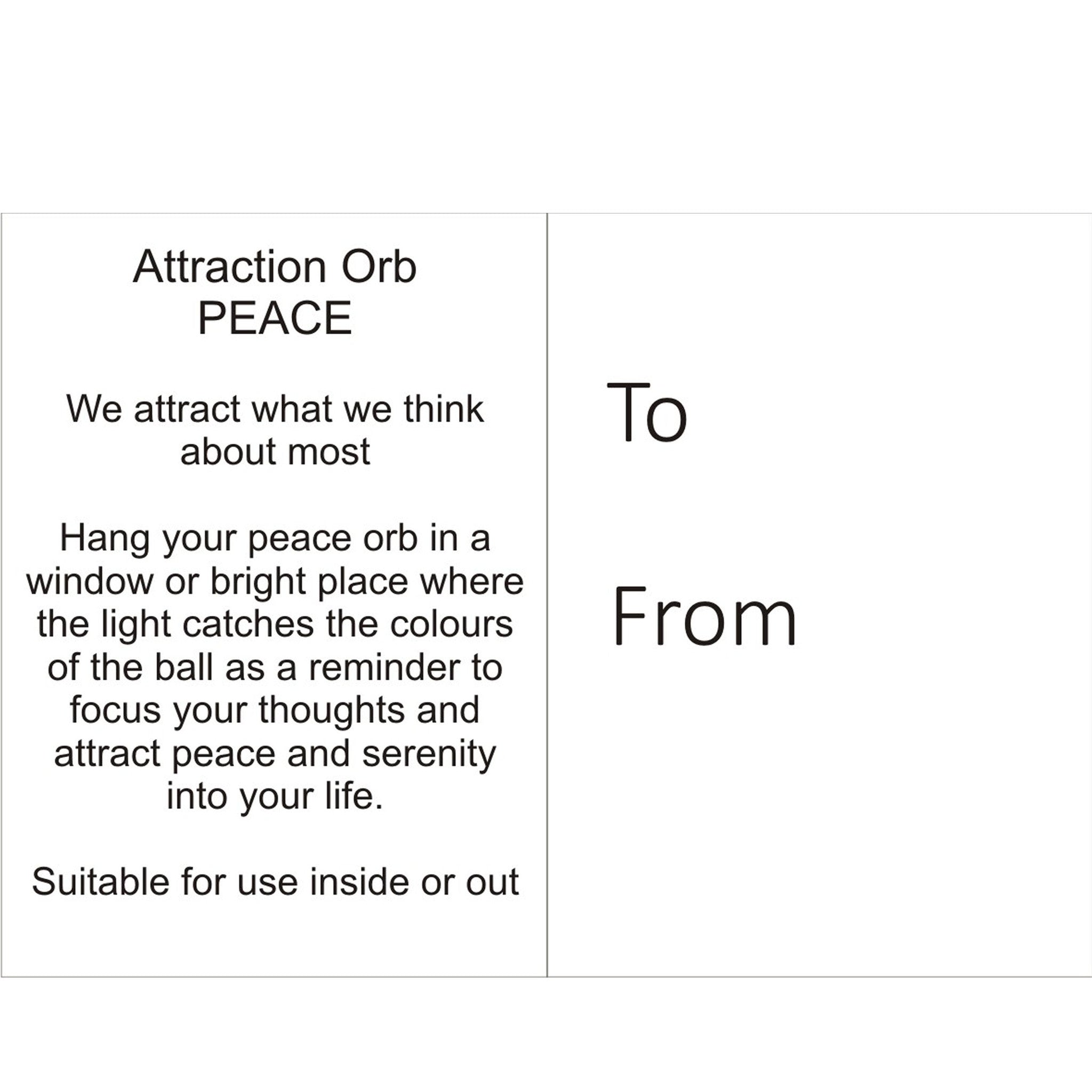 Attraction Orb - Peace