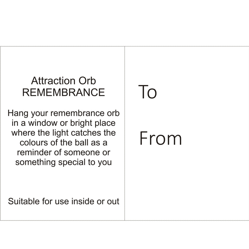 Attraction Orb - Remembrance