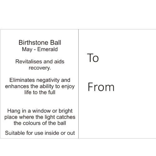 Birthstone Ball - May - Emerald