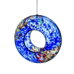 Hanging Bird Feeder - Blue - Aspire Art Glass