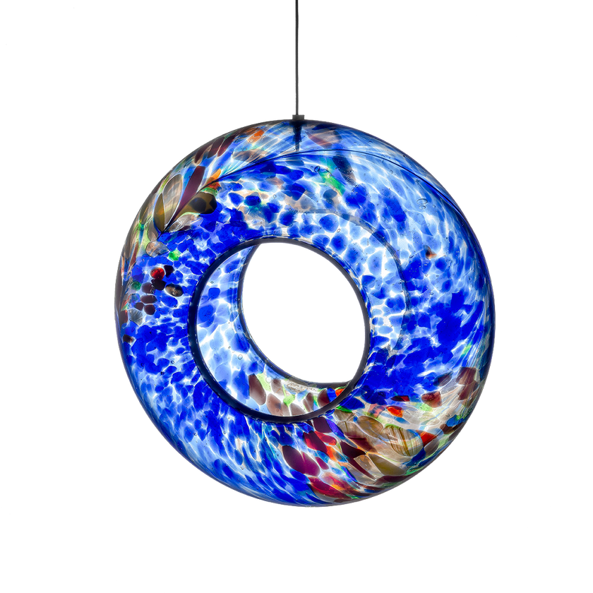 Hanging Bird Feeder - Blue
