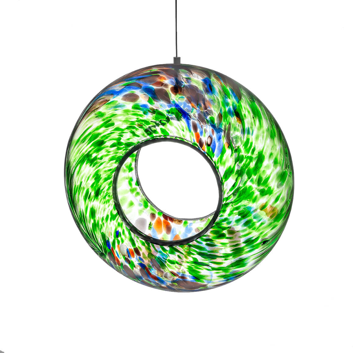 Hanging Bird Feeder - Green