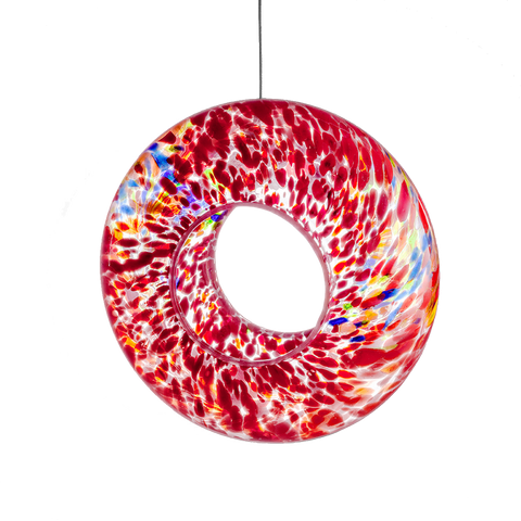 Hanging Bird Feeder - Red