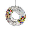 Hanging Bird Feeder - White - Aspire Art Glass
